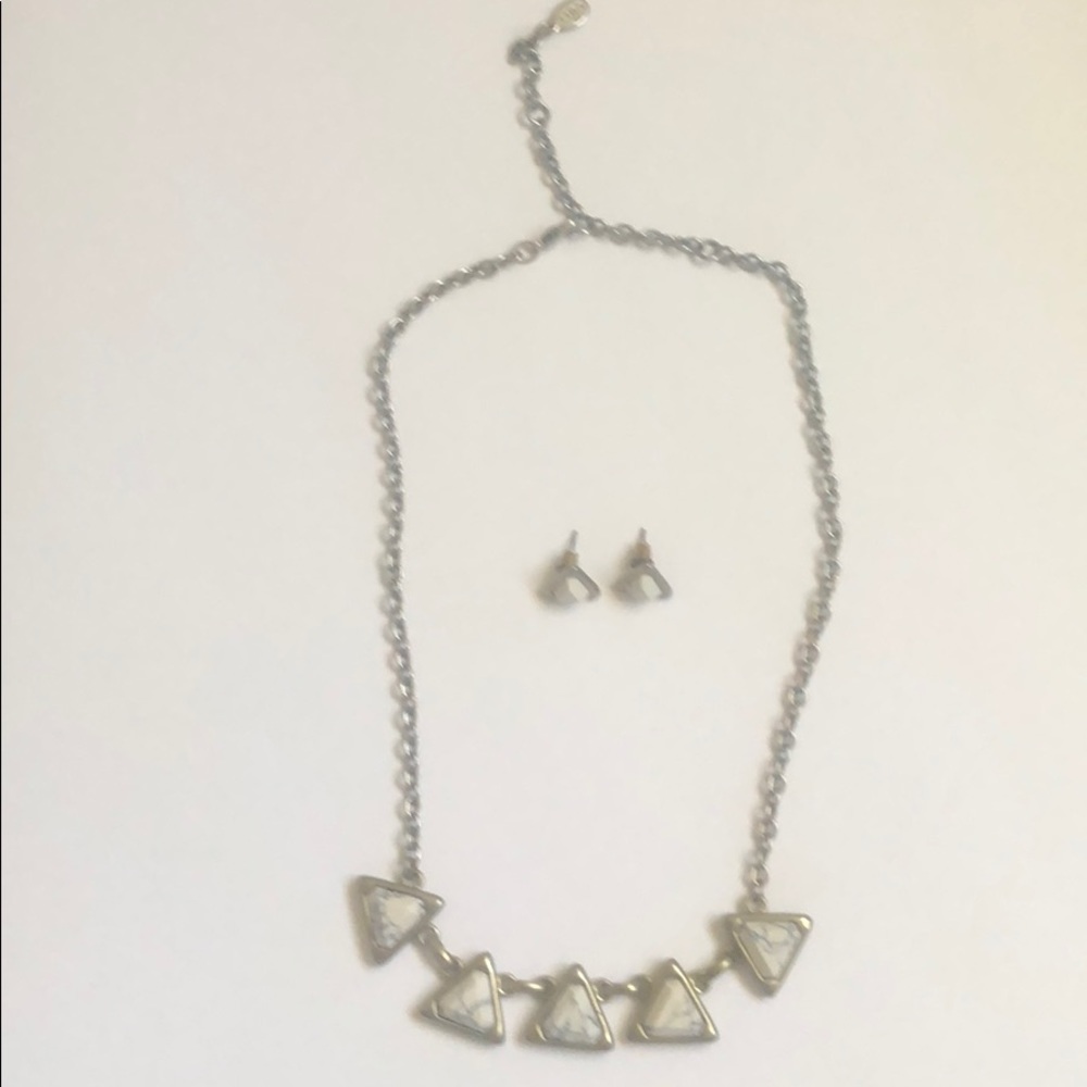 Loft necklace and earrings